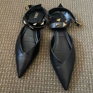 Zara studded flats